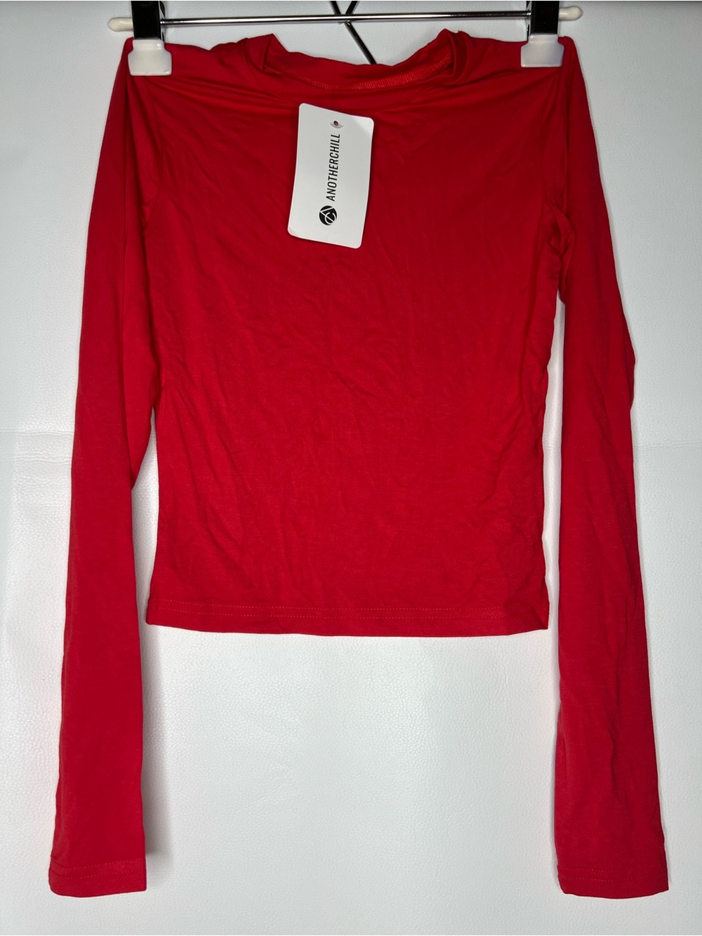 Red Long-Sleeve Women's Tee
